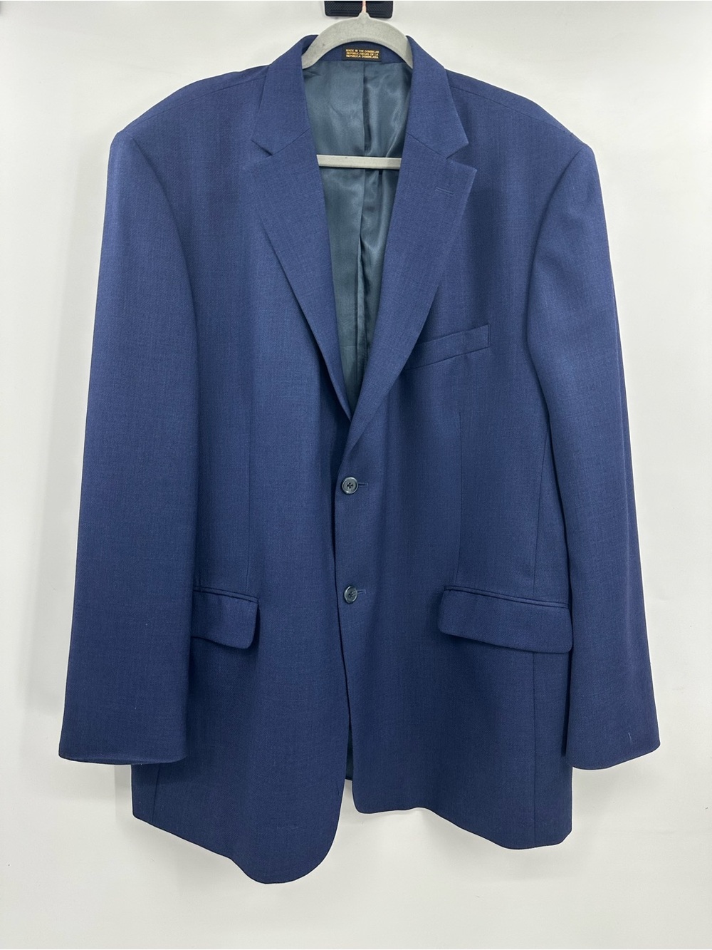 Stafford Men's Navy Sport Coat - Two-Button Blazer